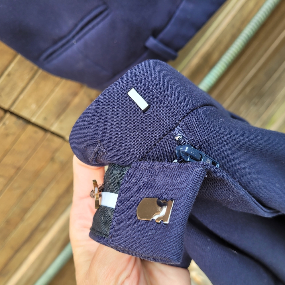 Ann Taylor Women's "Sophia" Navy Blue Pants. 2 PAIR In One Lot. Size 6. - Picture 7 of 11